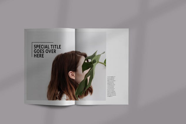 极简主义设计风格时尚行业宣传画册设计模板 Minimal Brochure Template插图(3)