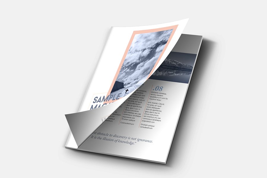 A4规格现代杂志模板 Magazine template – A4 – Indesign插图(1)