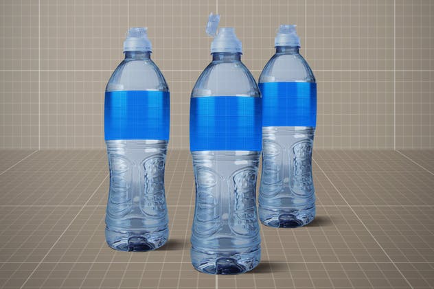 矿泉水蒸馏水瓶罐样机v2 Water Bottle V.2 Mockup插图(15)