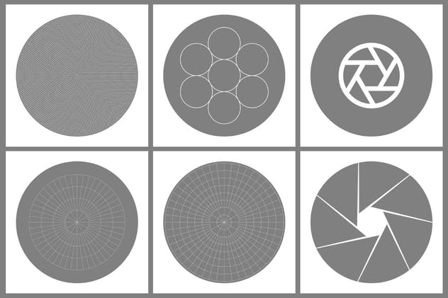 20个圆形图像图层蒙版效果模板 Circular Image Masks插图(2)