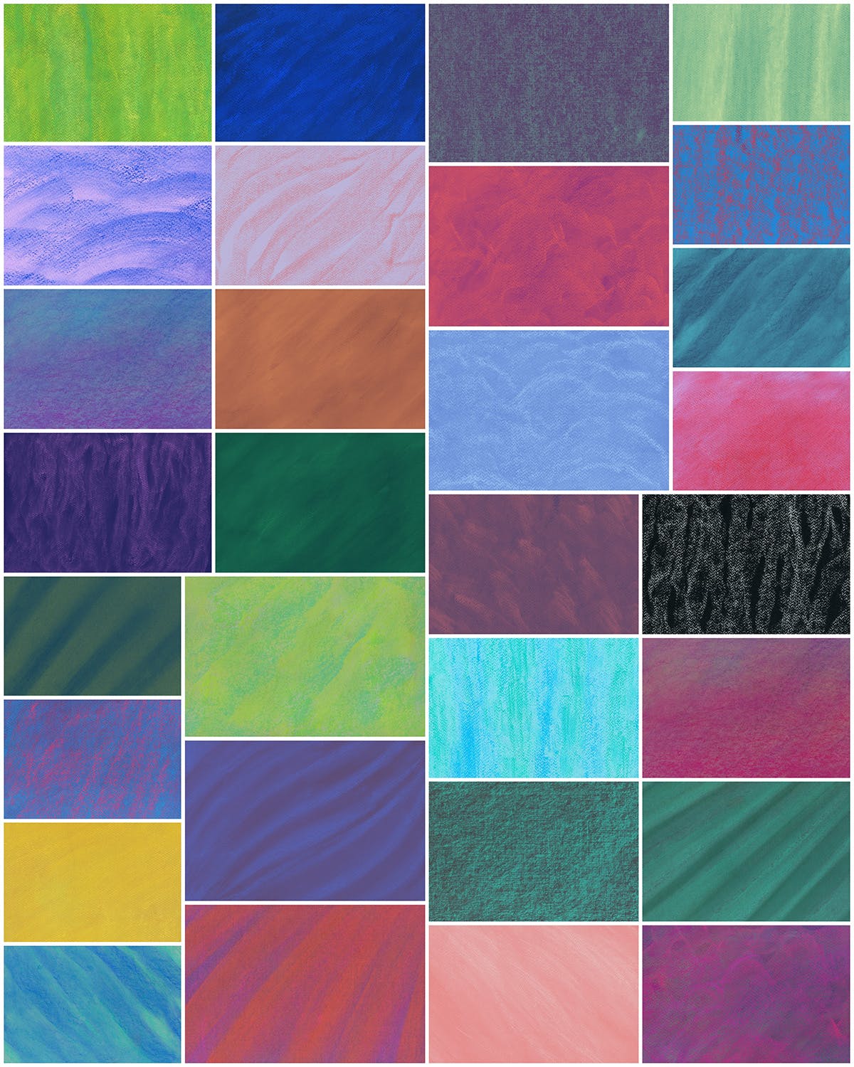 30款彩色粉笔蜡笔纹理肌理背景素材 30 Pastel Backgrounds插图(1)