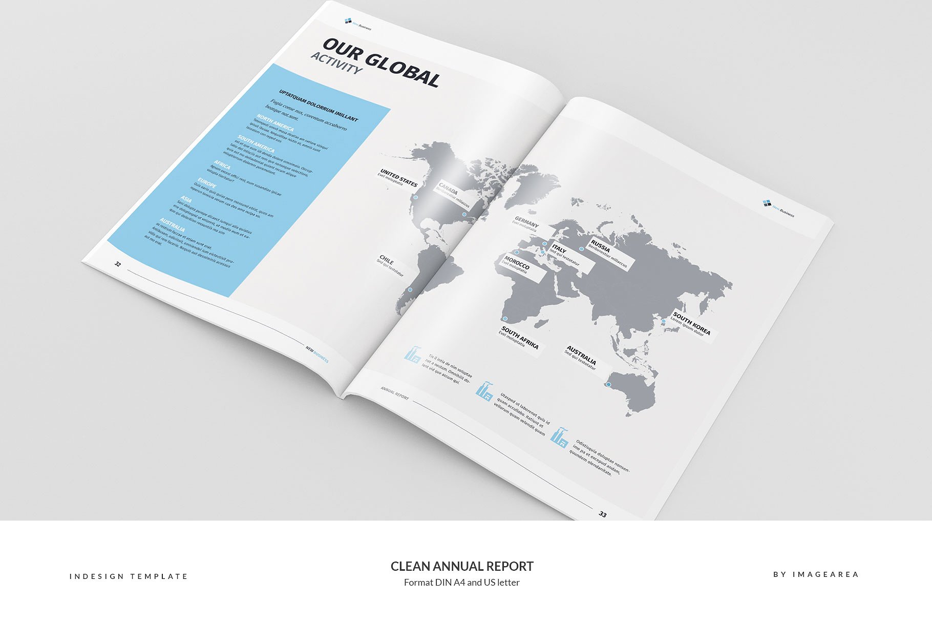 简洁专业的年报模板 Clean Annual Report插图(16)