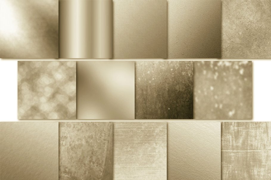 浅色金箔纹理/背景 Light Gold Foil Textures/Backgrounds插图(1)