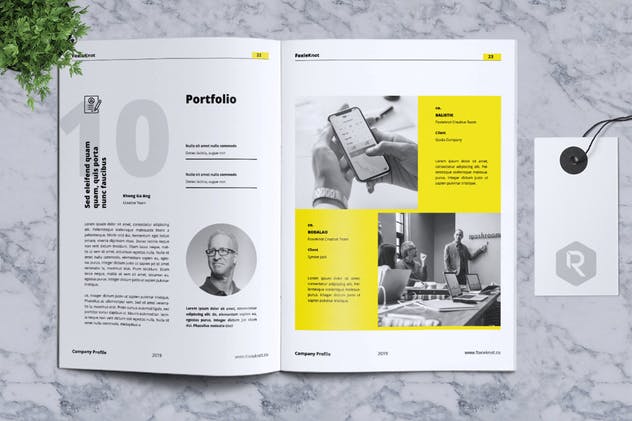 24页公司简介宣传册画册设计模板 FOXIEKNOT – Company Profile Brochure插图(12)