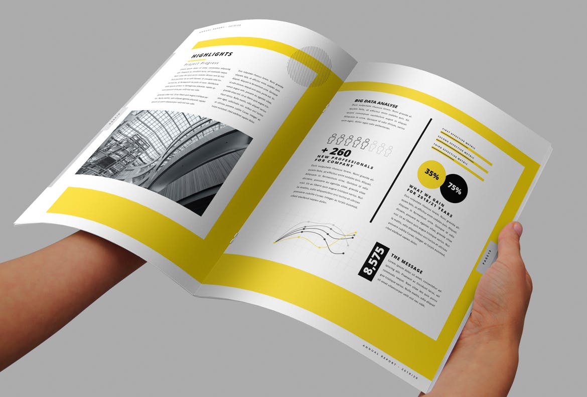 企业年度报告/市场年终报告设计模板 Annual Report插图(7)