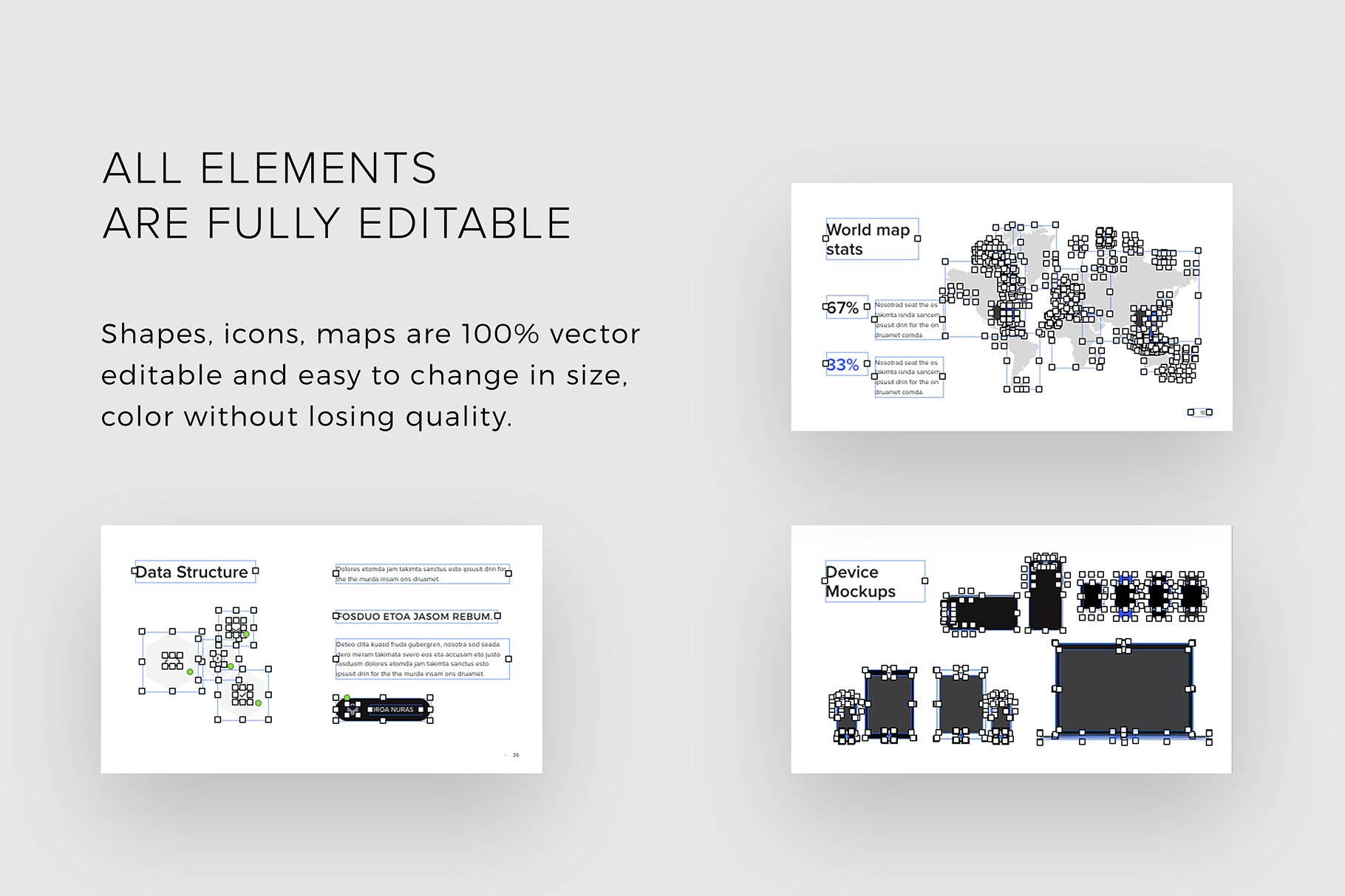 现代简约风格企业团队介绍谷歌幻灯片模板 MURO – Google Slides Template +Bonus插图(17)