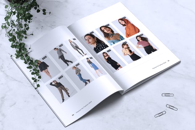 时尚服饰产品目录设计时尚杂志设计模板 CLEOPATRA Lookbook Magazine Fashion插图(12)