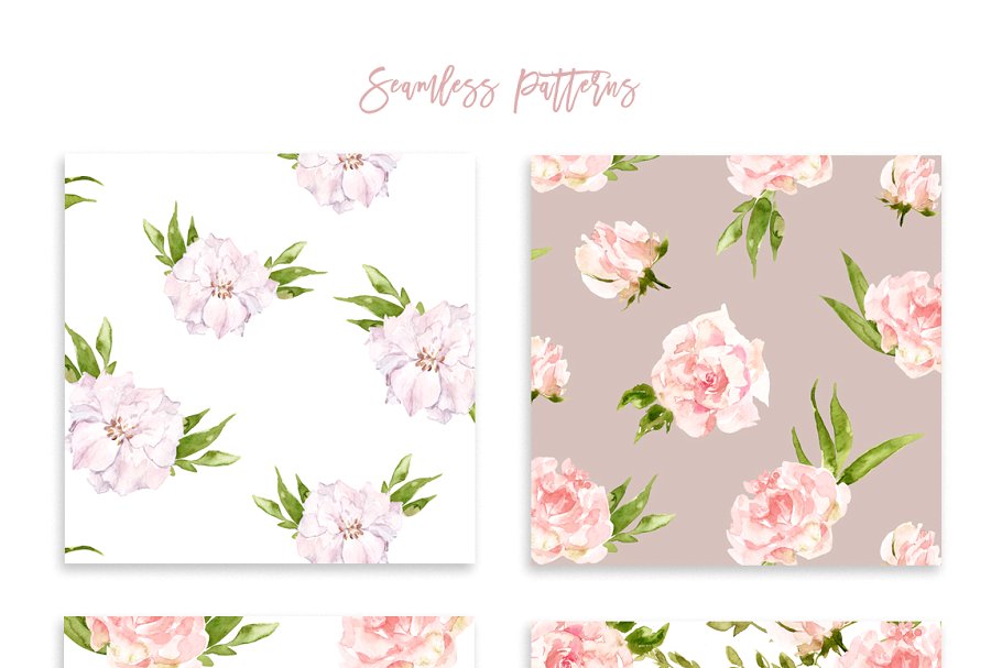 极力推荐：花卉图案纹理集合 Floral Patterns Bundle Vol.2 [3.45GB, 超过120款图案]插图(17)