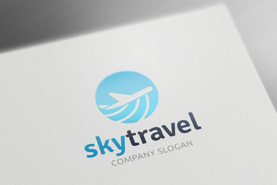 航空旅行主题Logo模板 Sky Travel插图