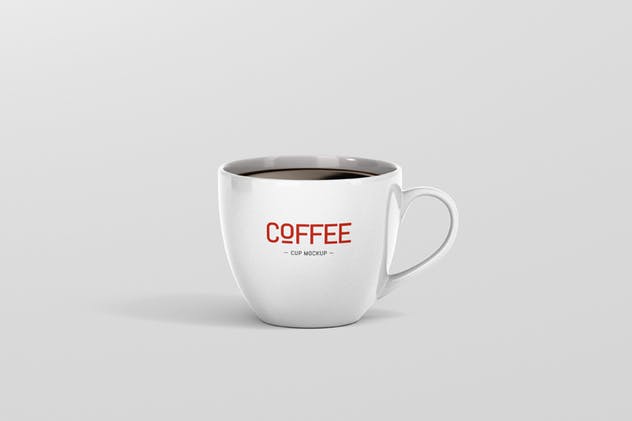 逼真咖啡杯马克杯样机模板 Coffee Cup Mockup插图(5)