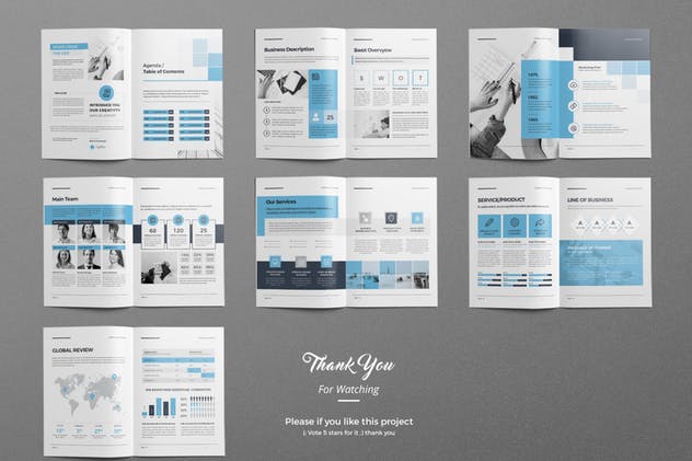 公司企业品牌宣传画册设计模板 Company Profile插图(2)