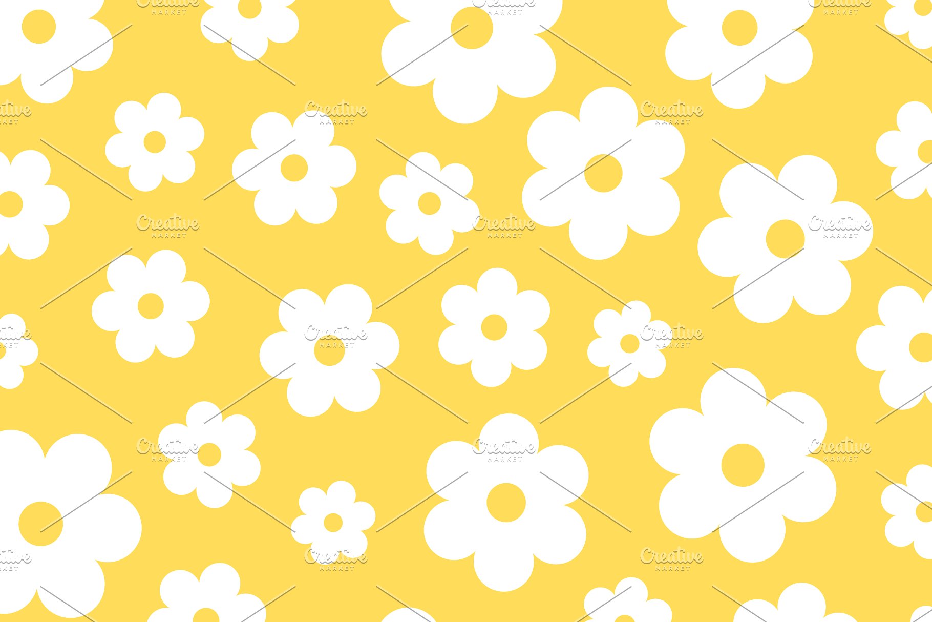 60种配色1440款花卉图案纹理 1,440 Floral Patterns in 60 Colors插图(19)