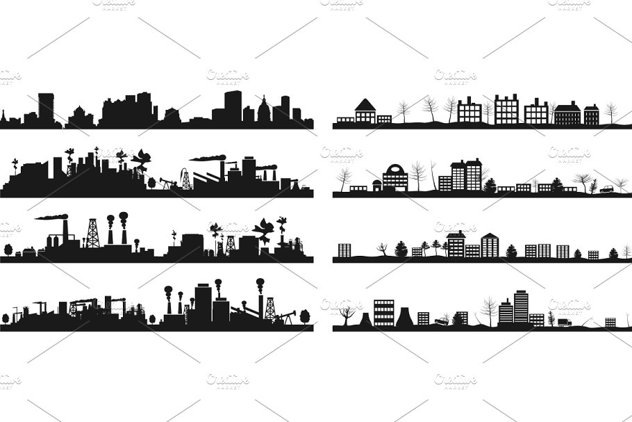 大自然&城市景观插图合集 City landscape插图(2)