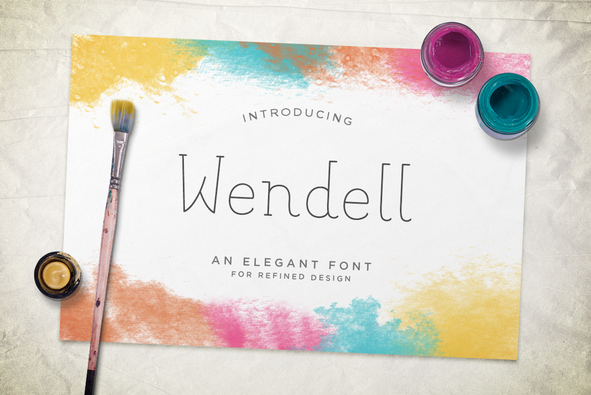 秀气精致手写衬线字体 Wendell Font Family（含网页字体）插图