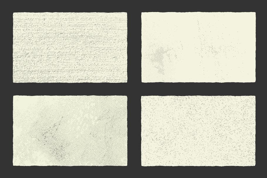 10款半色调纹理 Halftone Textures – 10 Pack插图(4)