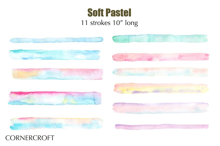 质地柔和的粉彩笔画图案 Texture Soft Pastel插图(2)
