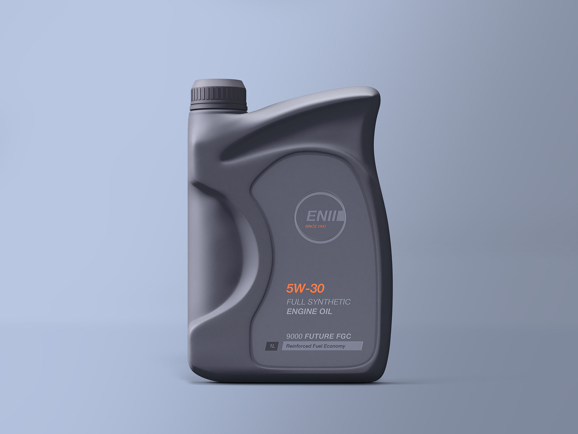 发动机机油瓶外观设计效果图样机模板 Engine Oil Bottle Mockup插图