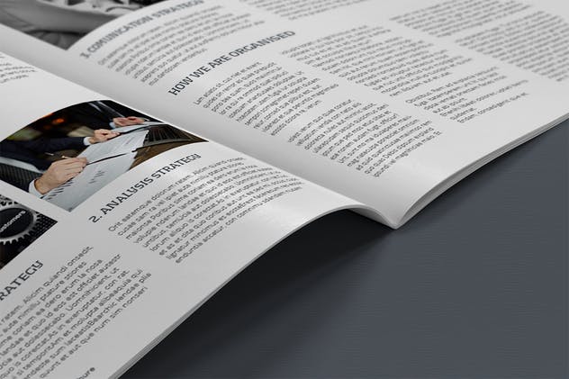 高逼格企业宣传画册设计模板素材 Business Brochure Template插图(6)