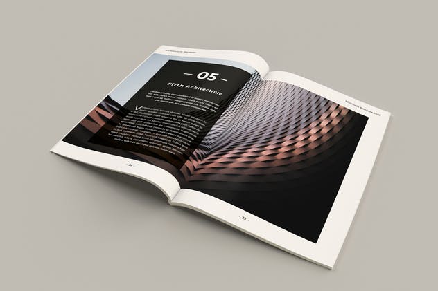 极简主义建筑作品集设计手册免费模板 Minimal Architecture Brochure插图(12)