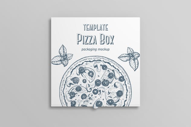 披萨外带包装纸盒样机 Pizza Box Mockup插图(12)