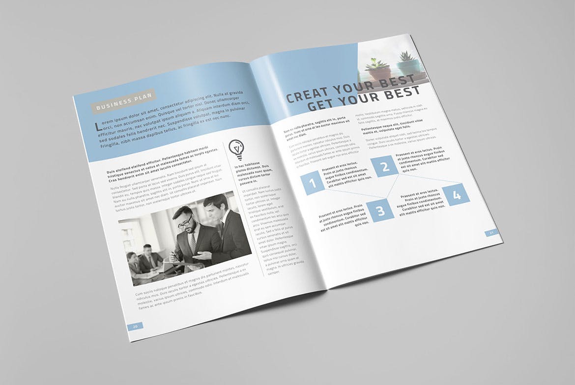 高端创意设计/广告服务公司画册设计模板v2 Corporate Brochure Vol.2插图(10)
