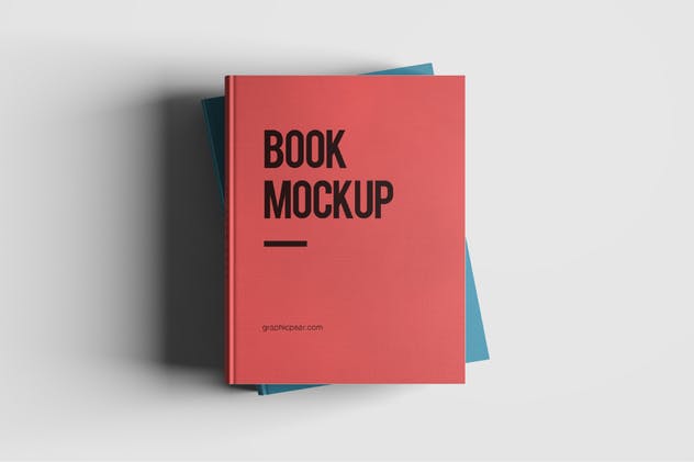 精装硬封面书样机模板 Hard Cover Book Mockup插图(3)