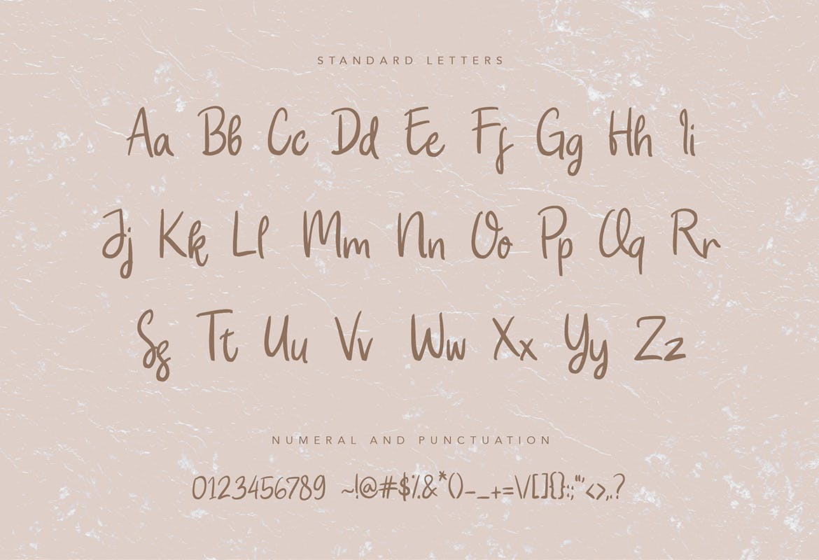 可爱有趣的英文手写印刷字体下载 Attaya Handwritten Font插图(6)