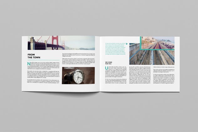 横向规格企业画册&产品目录设计模板 Landscape Magazine插图(6)