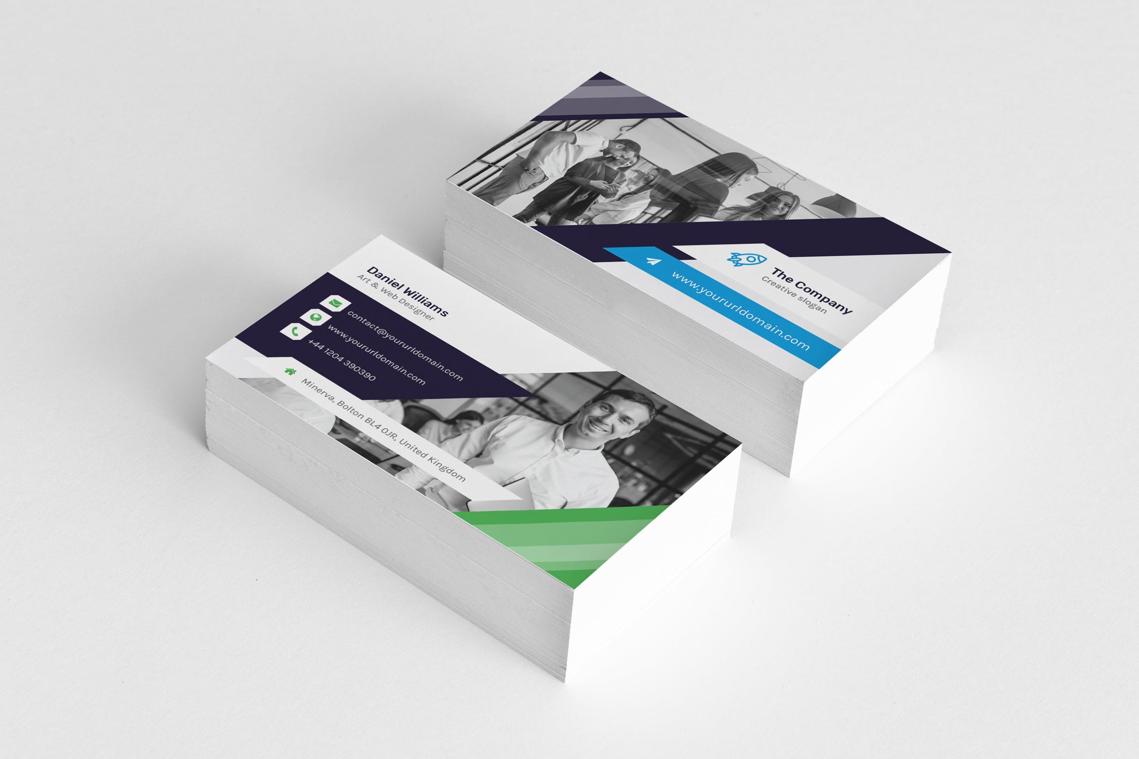 创意多用途商务名片设计模板 Business Card – Creative Multipurpose插图