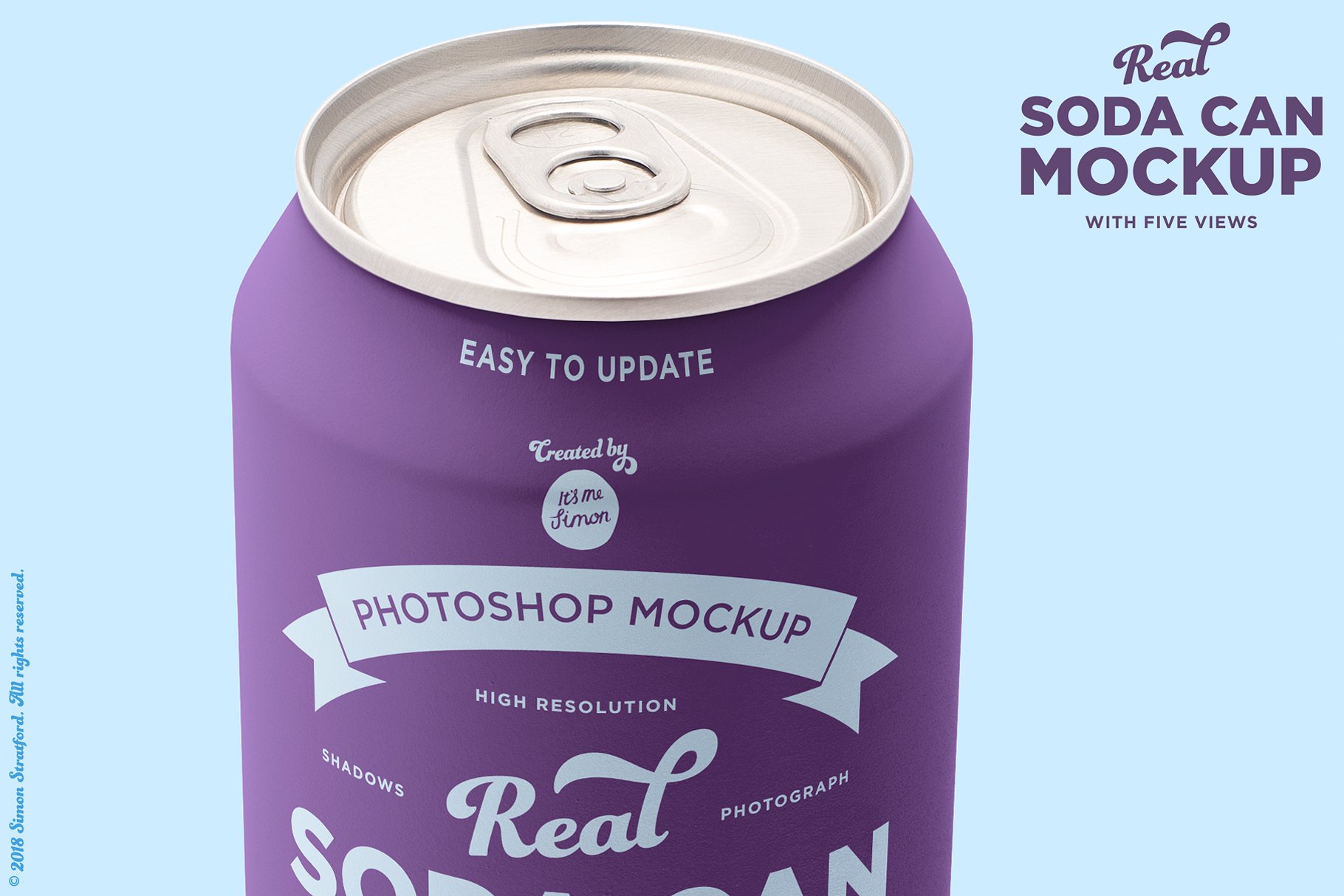 苏打水饮料易拉罐外观设计样机 Real soda can mockup for photoshop插图(4)