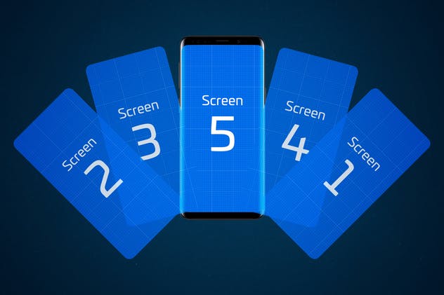 三星智能手机S9设备动态样机模板v2 Animated S9 MockUp V.2插图(8)