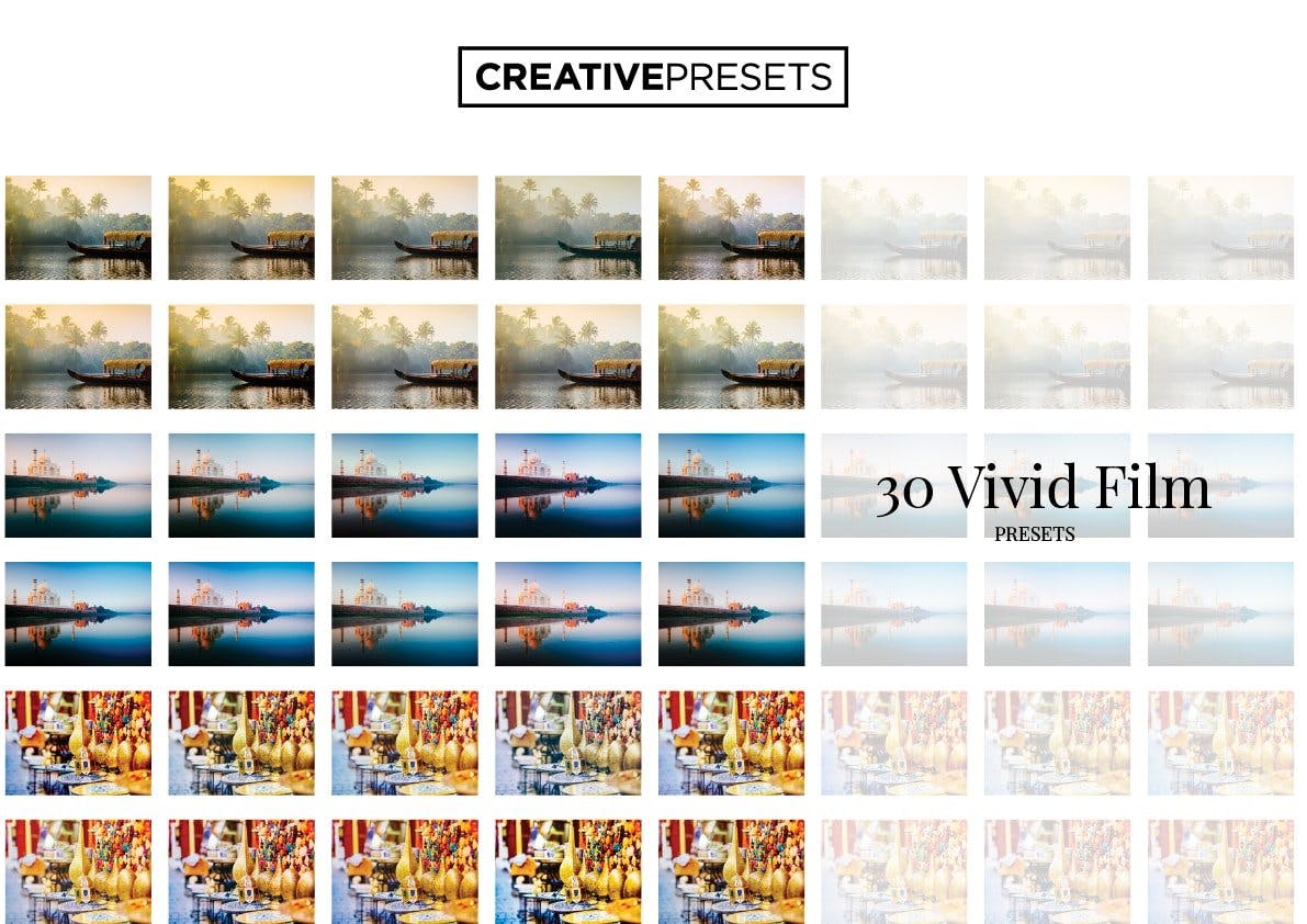 Vivid色彩模式创意摄影师照片调色LR预设工具 Vivid Color Lightroom presets插图(10)