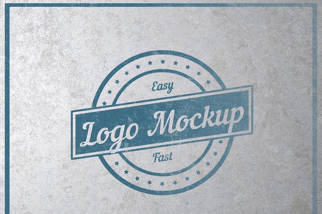 平面logo木板背景纹理样机 Logo Flat Mockup插图(8)