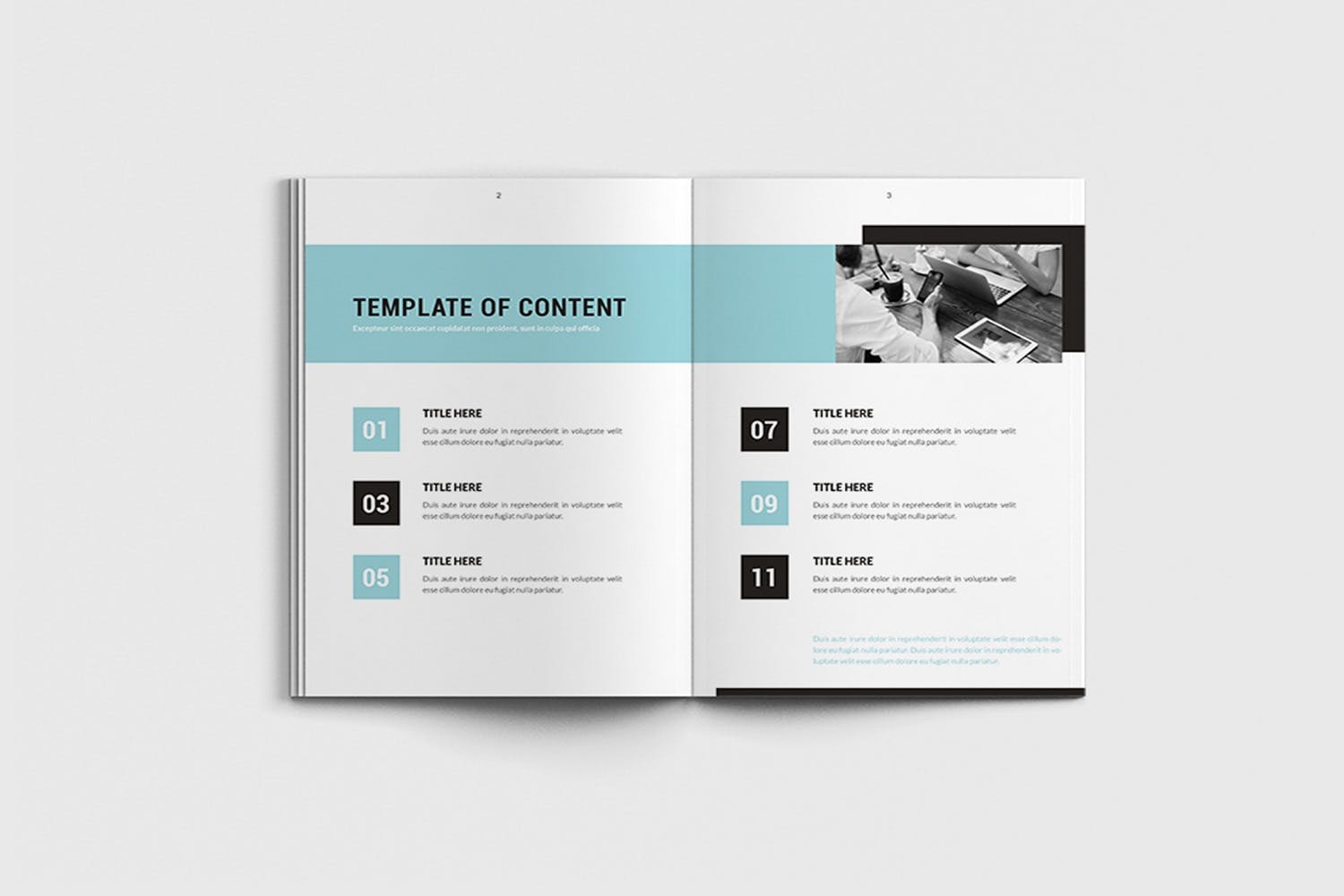 市场营销规划方案/计划书设计模板 Marketita – A4 Marketing Brochure Template插图(1)