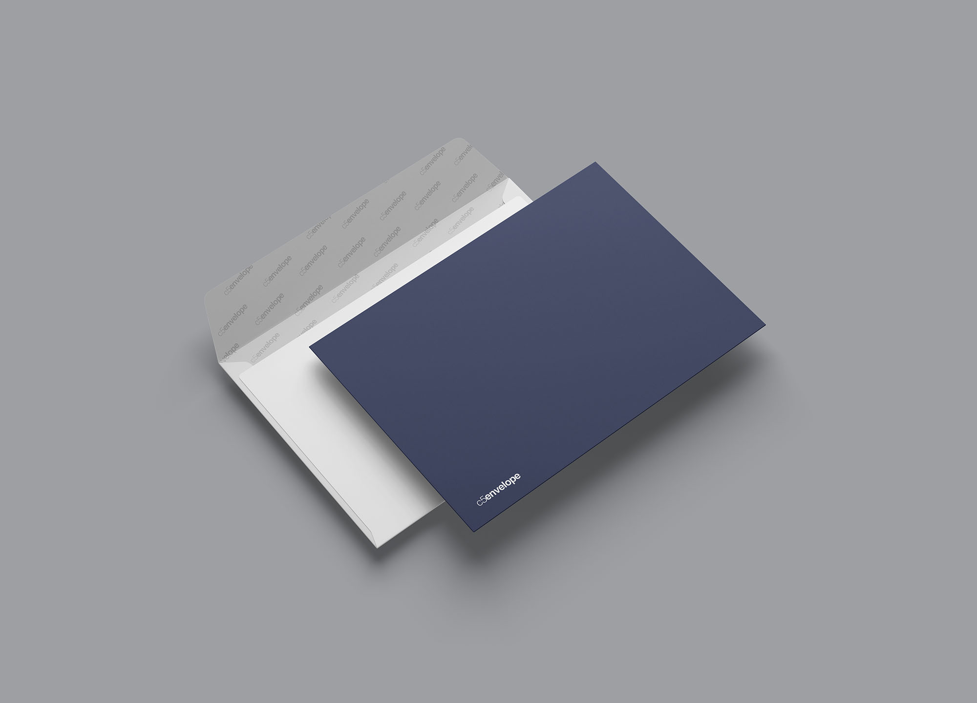 C5尺寸大小信封设计样机模板 C5 Envelope Mockup插图(5)