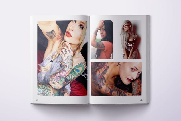 时尚艺术照片摄影作品杂志画册设计模板 Multipurpose Photo Magazine A4 & US Letter 28 Pgs插图(13)