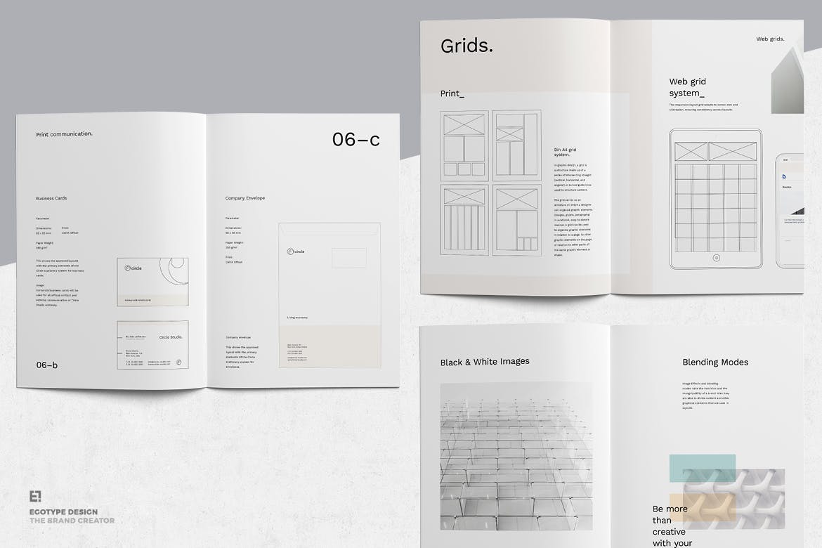 经典实用企业品牌指南手册设计模板 Brand Guidelines插图(9)