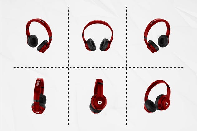 音乐头戴耳机设备样机套装 Headphones Mockup Kit插图(2)