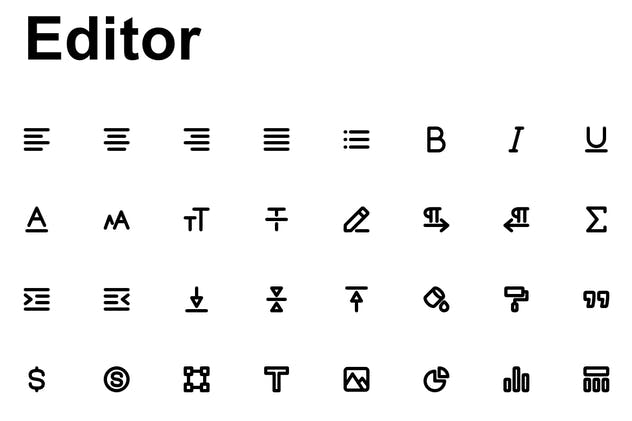 超级简约线条图标合集 Super Basic Icons插图(7)