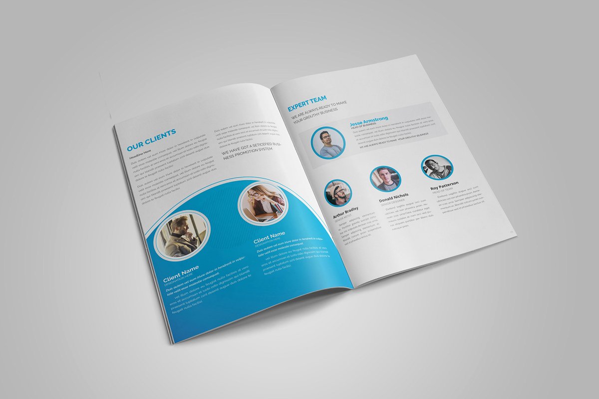 创意极简主义业务宣传手册设计插图(6)