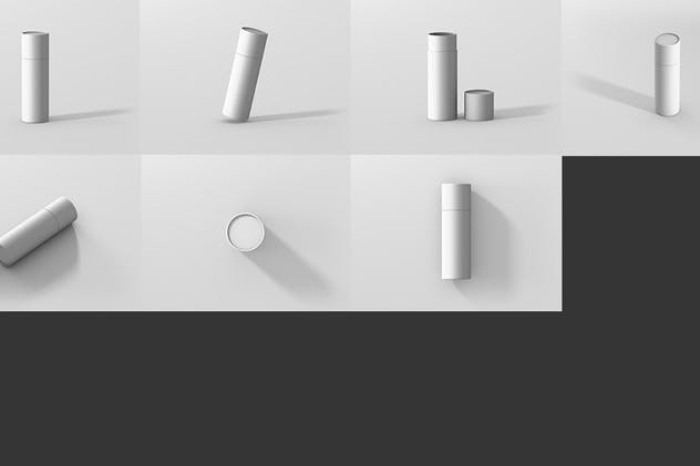 茶叶/咖啡纸筒包装设计样机 Paper Tube Packaging Mockup – Slim插图(9)