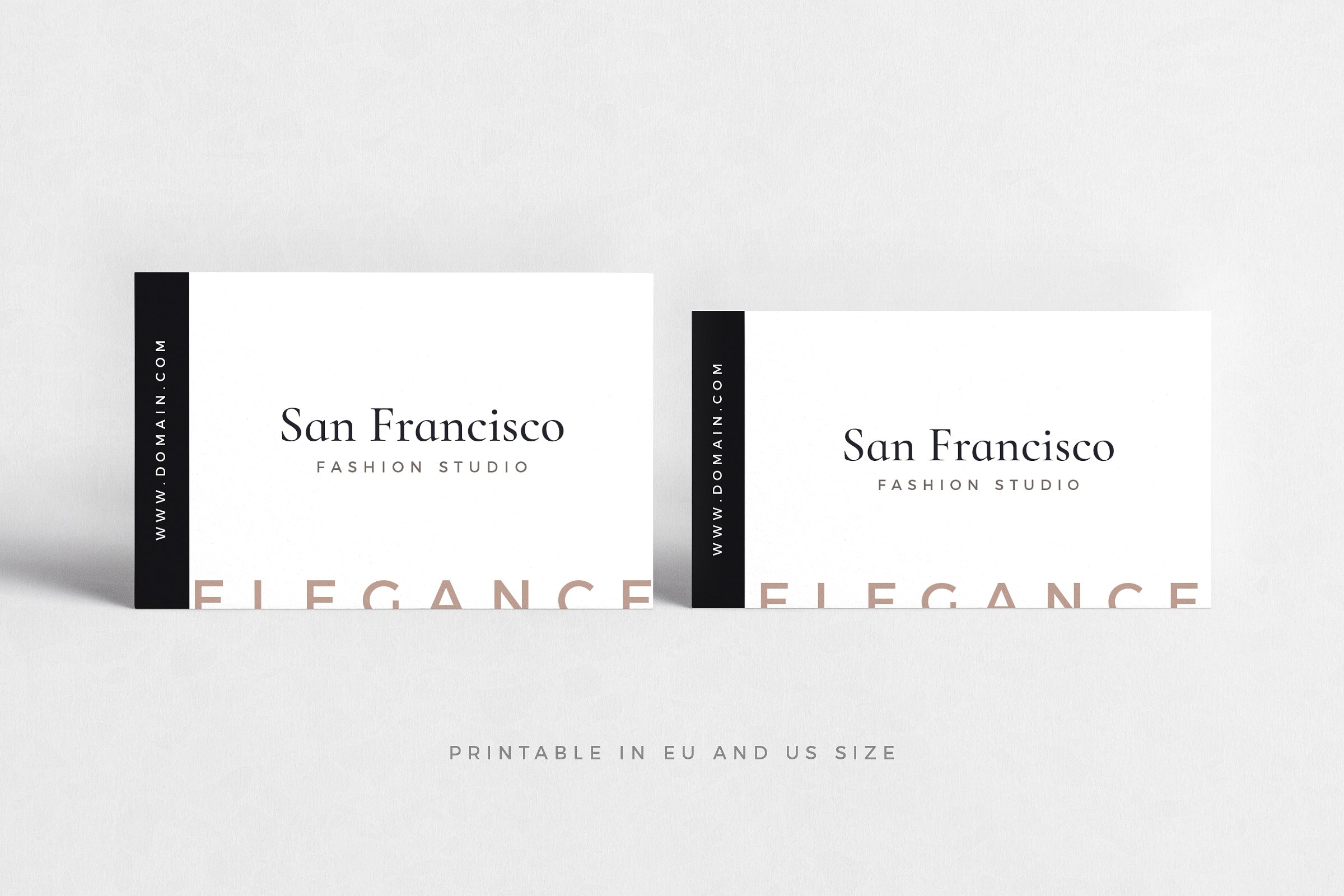 极简主义企业名片设计模板3 San Francisco Business Cards插图(2)