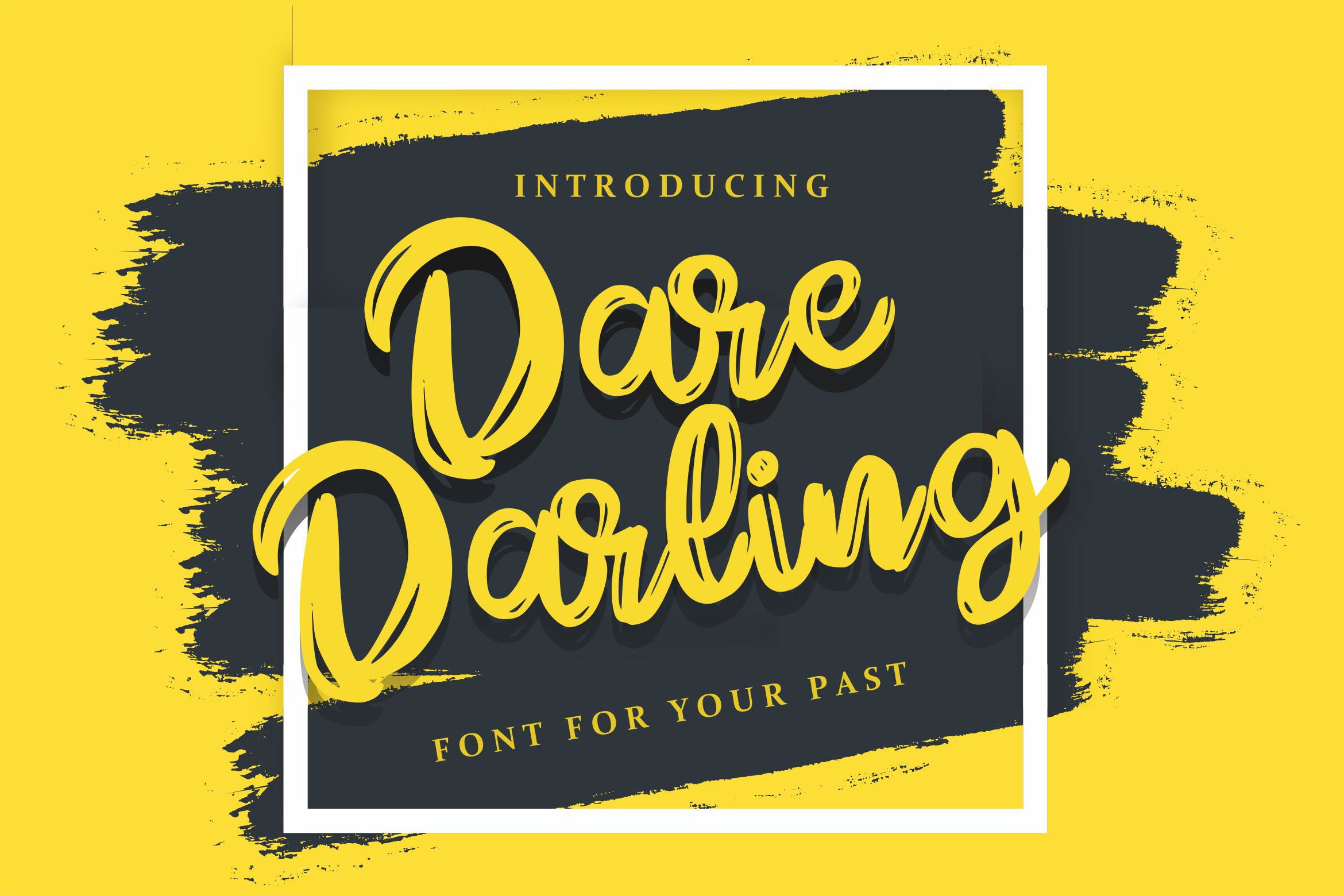 英文书法字体笔刷字体下载 Dare Daling | Script Brush Font插图