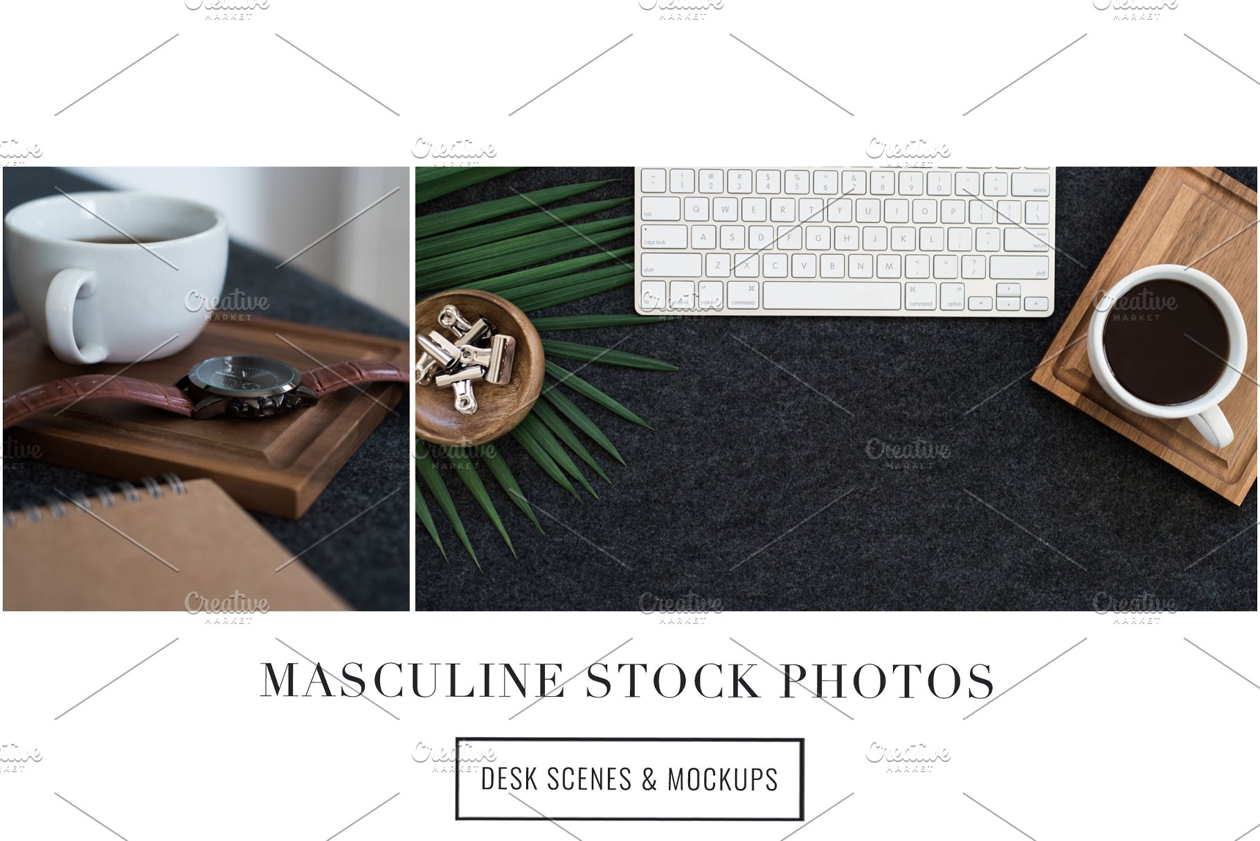 iPad办公场景样机模板 Masculine Stock Photos + iPad Mockup插图(2)