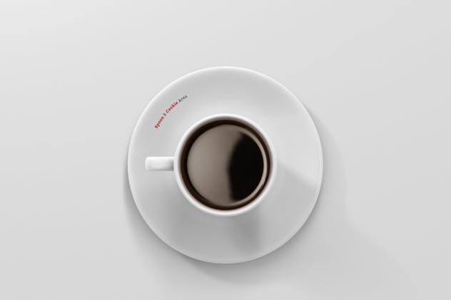 高品质的咖啡马克杯样机展示模板 Coffee Cup Mockup – Cone Shape插图(3)