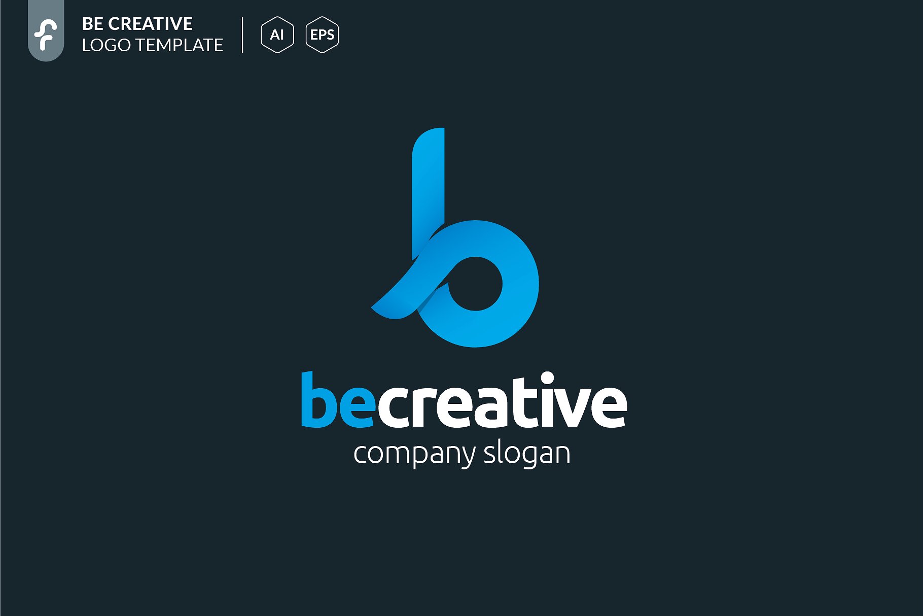 创意字母Logo模板系列之字母B B Letter Logo插图(1)