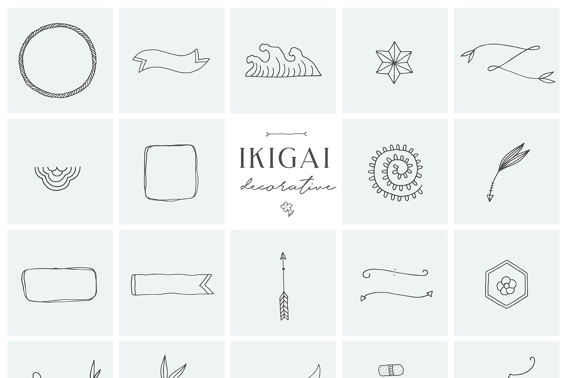 日本元素手绘插画素材 Ikigai Collection Pro插图(8)