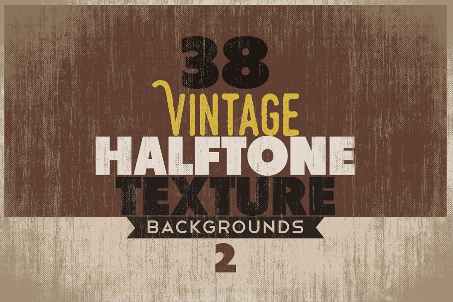 复古半色调纹理背景/照片叠层 Vintage Halftone Texture/Backgrounds插图