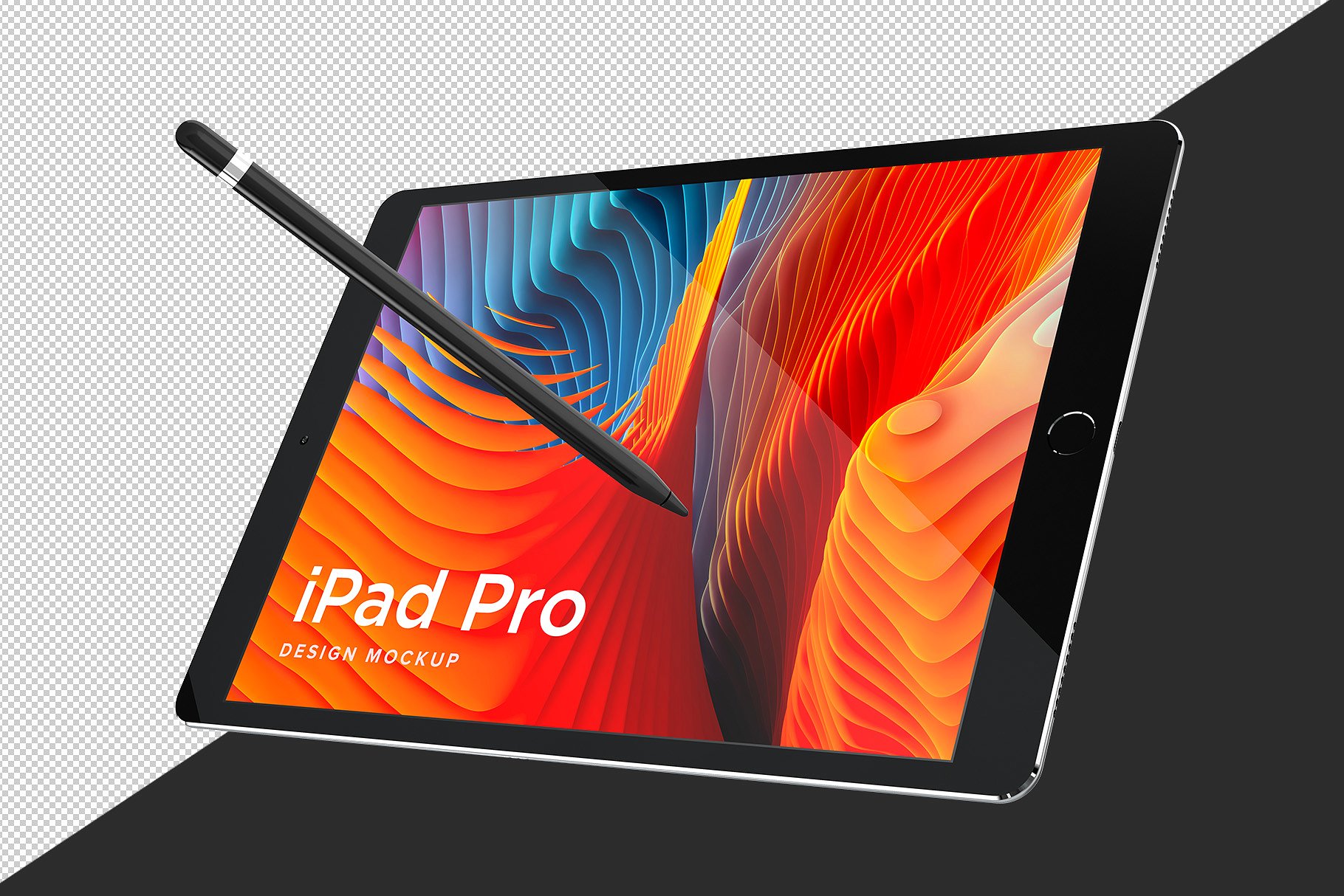 多角度iPad Pro APP设计展示模型Mockups插图(4)