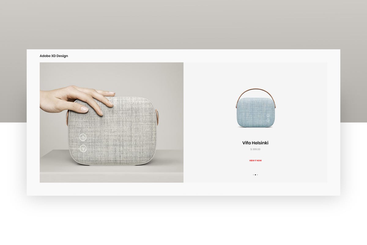 电商网站极简主义风格单品展示UI模板 for XD eCommerce Shop Item – Adobe XD插图